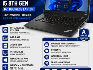 Lenovo ThinkPad T480S i5-8th Gen